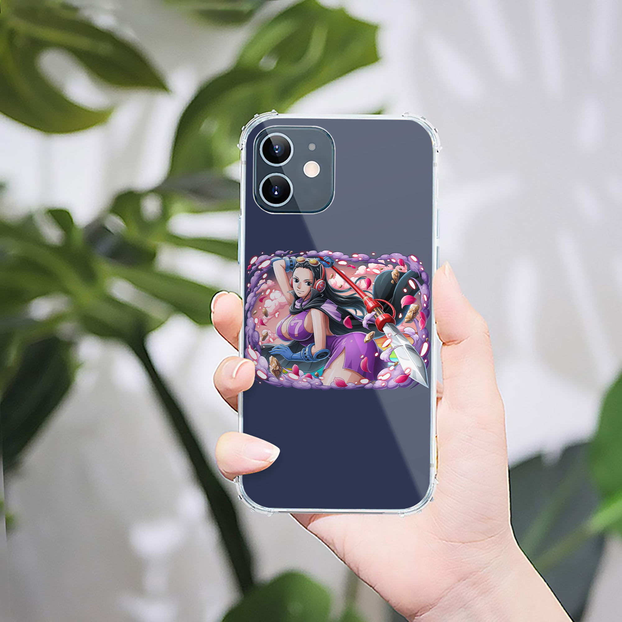 （画像用） ワンピース ニコ・ロビン ONE PIECE Nico Robin 【iPhone 12シリーズ対応】透明スマホケース（クリアソフトケース）